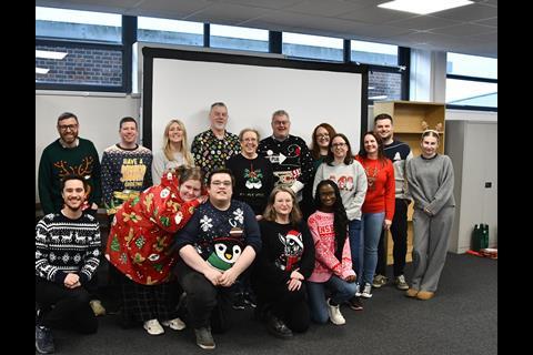 Express Solicitors mark Christmas jumper day.